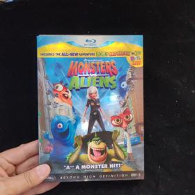 光盘DVD ：MONSTERS ALIENS【盒装  1碟】