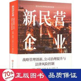 新民营企业：战略管理创新、公司治理提升与法律风险控制