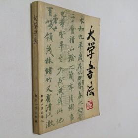 大学书法 大32开 平装本