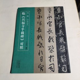 名家临名帖系列 王铎、八大山人临兴福寺半截碑对照