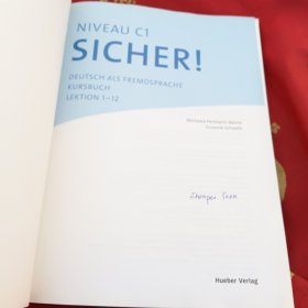 SICHER! DEUTSCH ALS FREMDSPRACHE KURSBUCH C1 LEKTION 1-12(德文原版: 安全!德语作为自由语言课程C1课1-12)