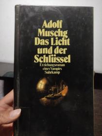 Adolf Muschg- Das Licht und der Schlussel   德文原版 阿道夫·马斯克-《 光与钥匙》精装本