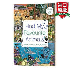 英文原版 Find My Favourite Animals 找我最喜欢的动物 英文版 进口英语原版书籍