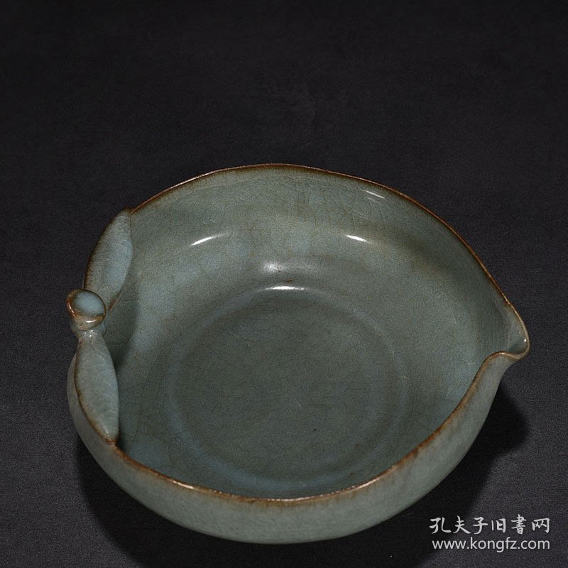 《精品放漏》官窑桃形洗——老窑瓷器收藏