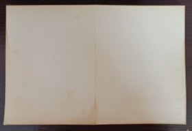 清末民国 绢本 空白册页 有水渍痕，绢本，纸质托裱，尺寸36.2x24（2）