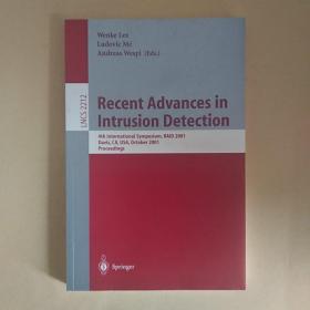 英文原版:Recent Advances in Intrusion Detection 入侵探测新进展（目录见图）