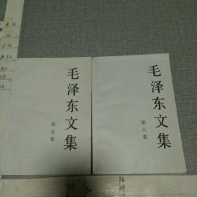 毛泽东文集 第五、六卷（两册同售）