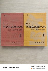 历史在这里沉思一一1966-1967-年记实（1-2册合售）