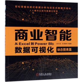 商业智能(从Excel到PowerBI的数据可视化动态图表篇) 机械工业 9787111616641 编者:李杰臣//牟恩静