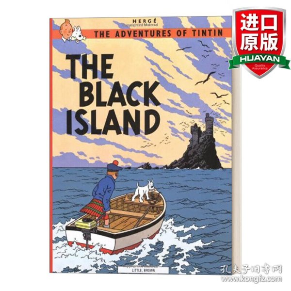 英文原版 The Black Island  丁丁历险记：黑岛 英文版 进口英语原版书籍