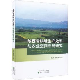 陕西省耕地生产效率与农业空间布局研究  经济理论、法规 杨朔，陈俊华