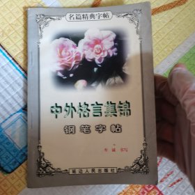 爱情友情赠诗钢笔字帖