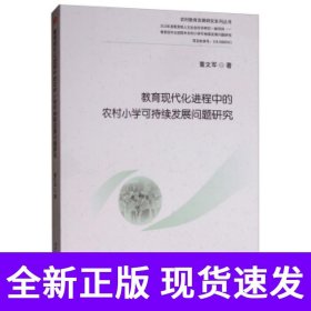 教育现代化进程中的农村小学可持续发展问题研究