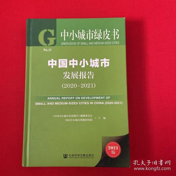 中小城市绿皮书：中国中小城市发展报告（2020-2021）