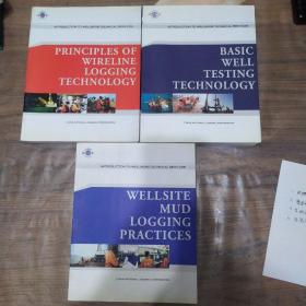 PRIN CIPL ES OF WIRELINE LOGGING TECHNOLOGY（电缆测井技术原理）
BASIC WELL TESTING TECHNOLOGY（基本试井技术）
WELLSITE MUD LOGGING PRACTICES（井场录井作业）
3本合售