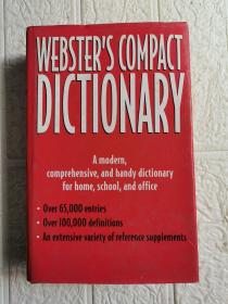 Webster\'s Compact Dictionary 精装本，扉页开胶！~