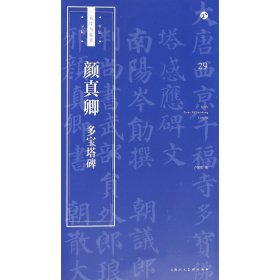 颜真卿多宝塔碑/书法自学与鉴赏丛帖