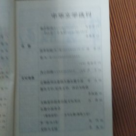 中华文学选刊（1993年第一至第五期）五册合售