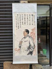 画家叶厚臣书画作品一副