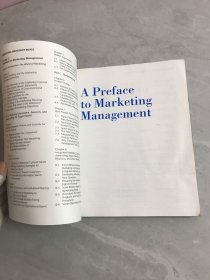 A preface to marketing management introducing marketing 营销管理 英文原版 第九版[划线字迹]