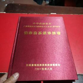 中华武城曾氏广东省揭西县五经富镇祠下门，新塘，园潭新村伯宗房系续修族谱