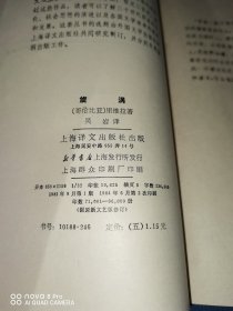 二十世纪外国文学丛书 旋涡