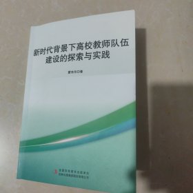 新时代背景下高校教师队伍建设的探索与实践