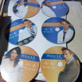 豪斯医生第二季   DVD光碟 6张（不是原包装）