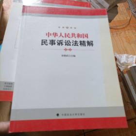 中华人民共和国民事诉讼法精解