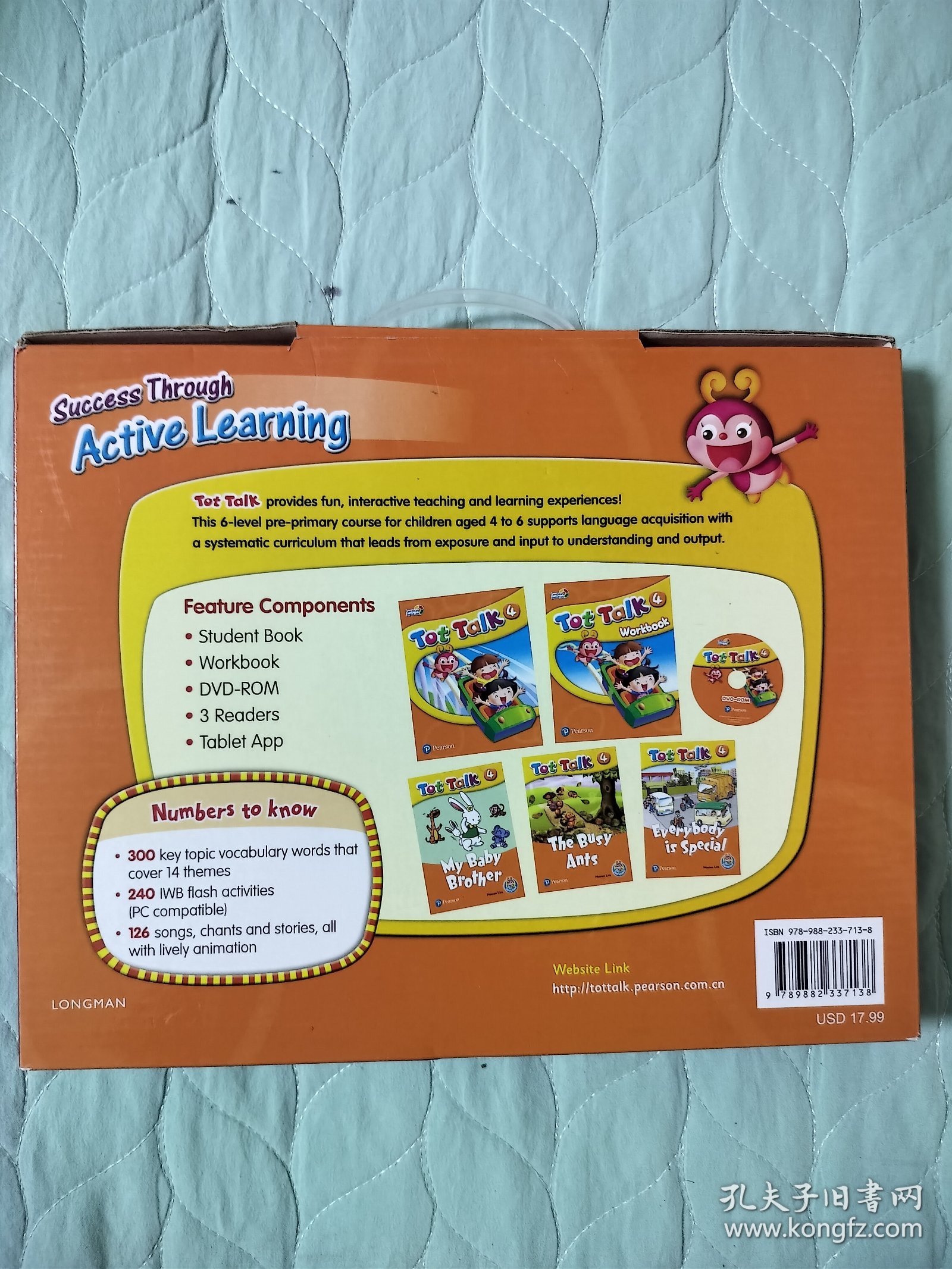 Tot Talk 4级学生套装 全新原装进口朗文培生3-12岁英语教材