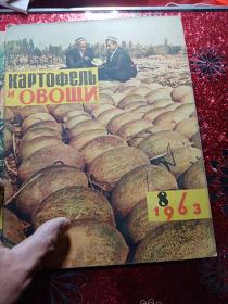 马铃薯蔬菜，1963年1到12期全，俄文版  农业大学  新疆八一农学院  李国正