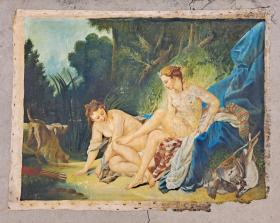 佚名世界著名油画“狄安娜出浴”12090