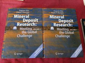 mineral deposit research:meeting the global challenge(volume 1,2）2本合售  无盘