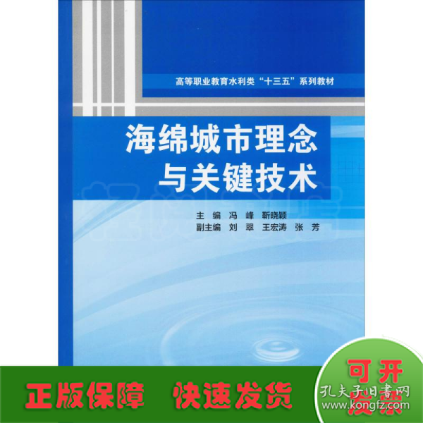 海绵城市理念与关键技术（高等职业教育水利类“十三五”系列教材）