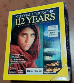 原版绝版 国家地理杂志112年资料电子版全集 32碟全 National Geographic : 112 Years Collector's Edition（1888-2001）CD-ROM 坏了最后一张