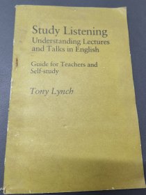 Study Listening Understanding Lectures and Talks in English