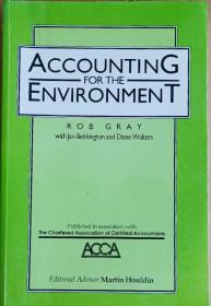 ACCOUNTING FOR THE ENVIRONMENT英文原版