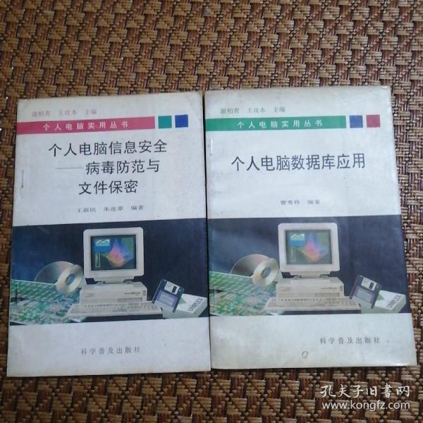 个人电脑实用丛书：个人电脑信息安全病毒防范与文件保密/个人电脑数据库应用