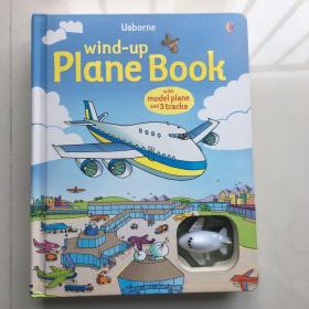 Wind-upPlaneBook(Board) 轨道玩具书 英文儿童绘本玩具书 大开本  Wind-up Plane Book (Board) 含飞机