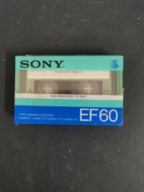 磁带：SONY EF 60 全新未拆封 以实拍图购买