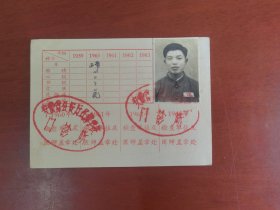 1960年安徽省游泳体格检查证（完好）