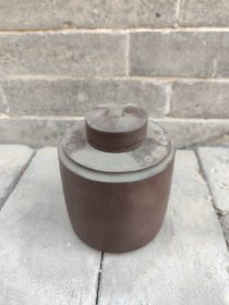 农村收来的紫砂茶叶罐 砂料细完整优惠价298元