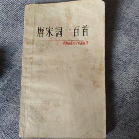 唐宋词一百首  （中国古典文学作品选读）