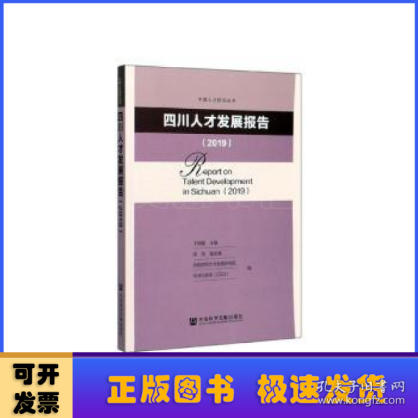 四川人才发展报告（2019）/中国人才研究丛书