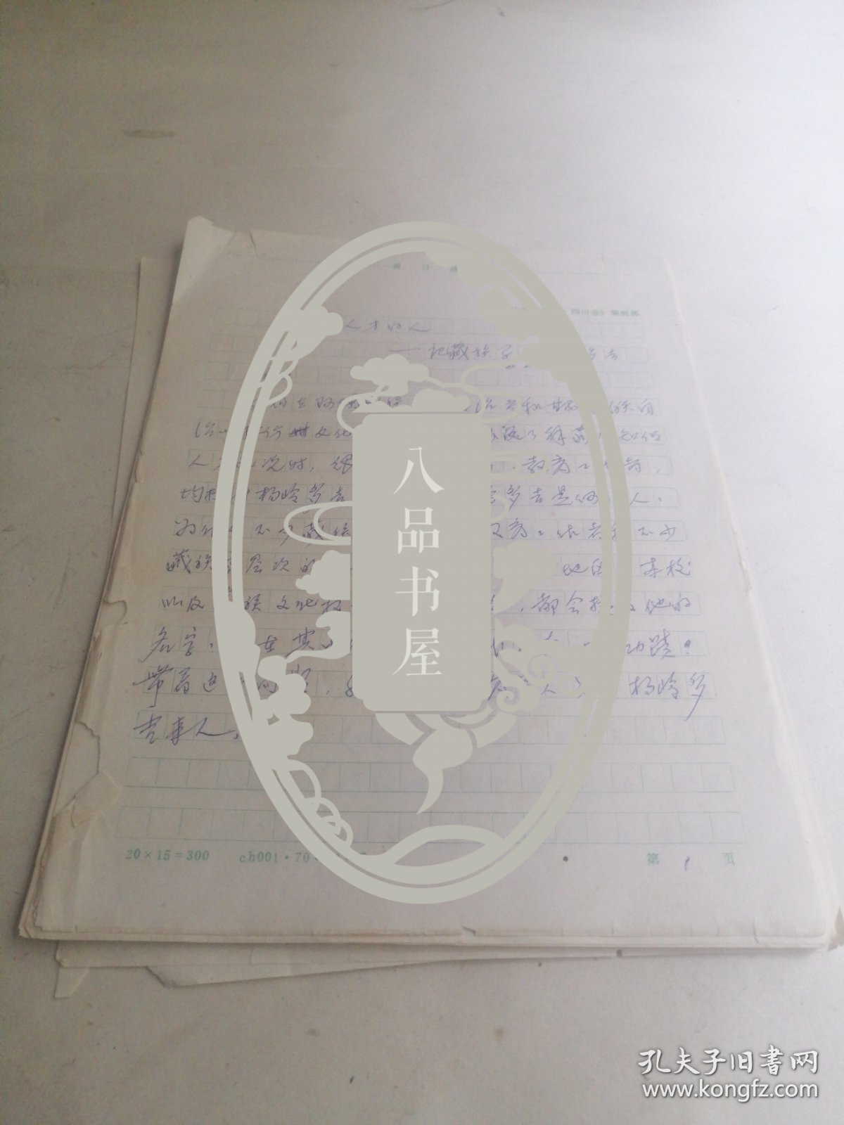 四川省川剧艺术研究院于一手稿记藏族学者杨岭多吉