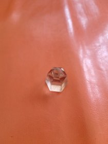 清代老水晶 六棱体