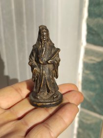 乡下收来清代铜像，手心佛，高6.8/直径3厘米重150克，保老保真。