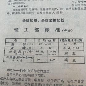 访爱新觉罗溥杰先生。全脂奶粉、全脂加糖奶粉轻工部标准！忆已故著名画家王森然。郁秀、郁章。《中国食品报》