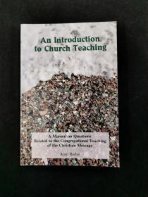 AN INTRODUCTION  TO CHURCH TEACHING