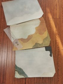 日本制作品用书法宣纸，33.5×24厘米，共30张，适合写小行书。